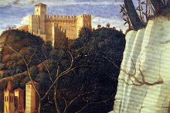 09-4 St Francis in the Desert - Giovanni Bellini 1480 Close Up Frick Collection New York City